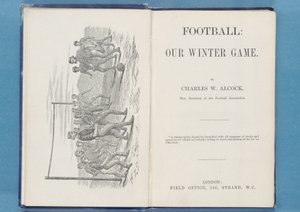 サッカーの最前線：私たちの冬の試合、チャールズW.アルコック、1874年（315142および315144も参照） 作： English School