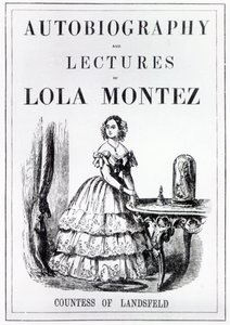 ランドスフェルド伯爵夫人、ローラ・モンテスの自伝と講演の前線 作： English School