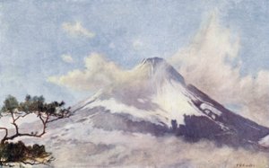 「神聖な山」である富士山（カラーリソ）
