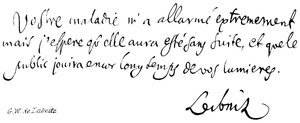 GW de Leibnitz 作： English School