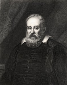 肖像画のギャラリーからのガリレオガリレイ（1564-1642）、1833年公開 作： English School