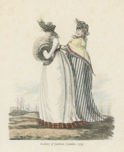 ロンドンのファッションギャラリー、1797 作： English School