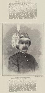 アビシニアのイタリア軍の新司令官アントニオ・バルディセラ将軍（彫刻 作： English School
