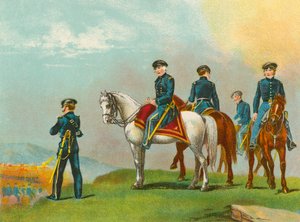 モントレーの戦いでのテイラー将軍 作： English School