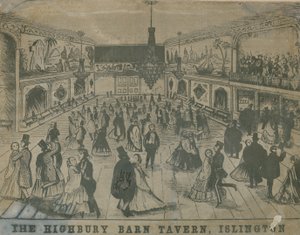 Highbury Barn Tavernの人々の概観 作： English School
