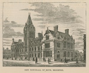 ホーブの新しい市庁舎の概観 作： English School