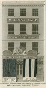George Frederick Urling＆Co、レースセラー、147 Strand、ロンドンのサマセットハウスの近く 作： English School