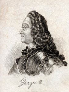 1825年に出版された「クラブの歴史辞典」からのジョージII 作： English School