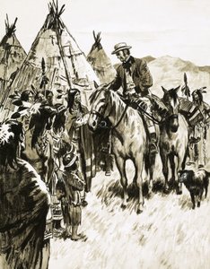 ジョージ・ピーボディはインディアンの間で乗る勇気を持っていました 作： English School