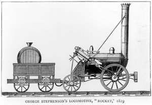 ジョージスティーブンソンズ機関車、ロケット、1829年