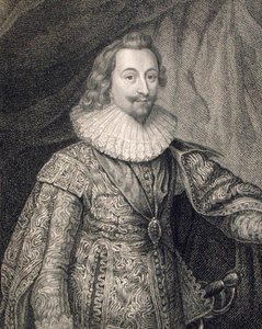 ジョージ・ヴィリアーズ（1592-1628）「ロッジの英国人ポートレート」より 作： English School