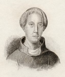 1825年に出版された「クラベス歴史辞典」からのウェールズのジェラルド 作： English School