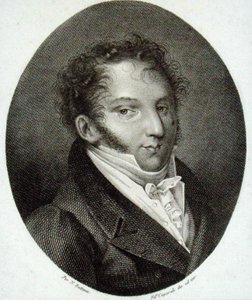 ジョアッキーノ・アントニオ・ロッシーニ (1792-1868) (エングレーヴィング) 作： English School