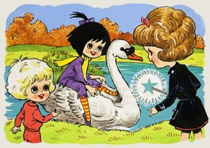 白鳥の女の子 作： English School