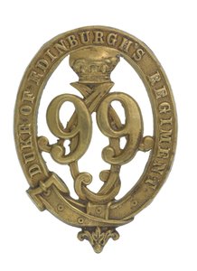 グレンガリー・バッジ、1875-81年頃（真鍮