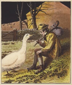 Goosey, Goosey, Gander（カラーリトグラフ 作： English School