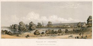 素晴らしい展覧会、1851年、橋から、ハイドパーク 作： English School