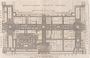 国際展示棟の平面図 作： English School