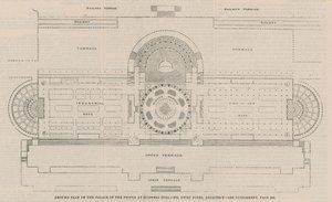 マスウェルヒルの人々の宮殿の平面図 作： English School