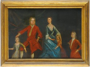 ワードールのアランデル家の集団肖像画 作： English School