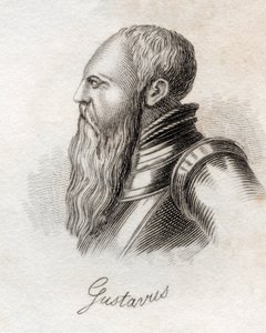 1825年に公開された、Crabbs Historical DictionaryのGustav I 作： English School