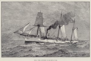 海で遭難したとされるHMSワスプ（彫刻作品 作： English School