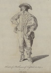 1640年のイギリスの貴族の習慣 作： English School