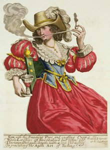 1630年頃の裕福な女性の習慣 作： English School