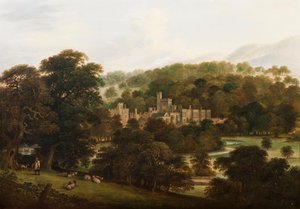 ハドンホール、1855年 作： English School