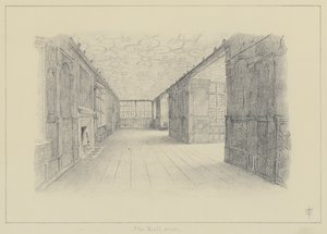 Haddon Hall, The Ballroom (litho) 作： English School