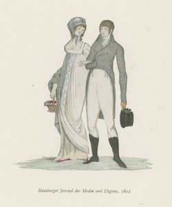 ハンブルクファッション＆エレガンスジャーナル、1802年 作： English School