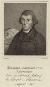 ヘンリーアンドリュース、天文学者、ムーアズアルマナックの著名な作家（1744〜1820年） 作： English School