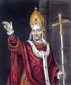 ヘンリー・チッチリー（1362-1443年頃）、ボドレアン・ギャラリー所蔵の絵画の後（カラーリトグラフ） 作： English School