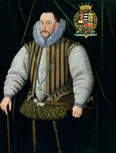 ヘンリー・ハーバート（1531-1604）第2代ペンブローク伯爵 1590年頃（油彩・カンヴァス） 作： English School
