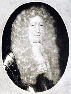 ヘンリーハワード（1628-84）ノーフォーク6世公爵、イギリスの歴史に描かれた人物像のイラストより、リチャードアーロム（1743-1822）とチャールズターナー（c.1775-1857）（メゾティント）によって版画 作： English School