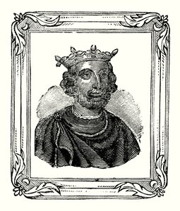 ヘンリー3世は1208年に生まれ、1216年に戴冠し、1272年に死去した（エングレービング 作： English School