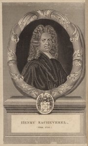 ヘンリーサシェベレル、1724年に死去 作： English School