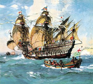 ヘンリー8世の旗艦「アンリグレースアデュー」