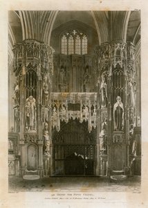 ヘンリーザフィフスチャペル、ウェストミンスター寺院 作： English School