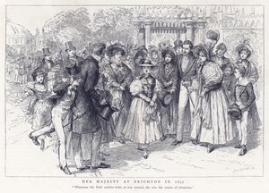 1832年にブライトンで彼女の陛下 作： English School