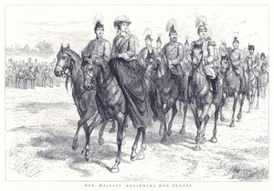 彼女の陛下は彼女の軍隊を見直します 作： English School