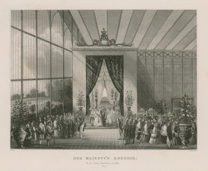 1851年の大展覧会における女王陛下 作： English School