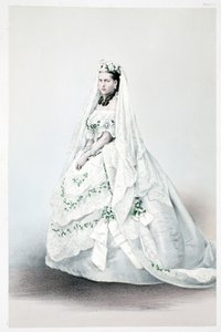 エドワード7世の結婚記念碑とデンマークのアレクサンドラからのデンマークのアレクサンドラキャロライン王女殿下、パブ。 1864 作： English School