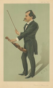 エドゥアルトシュトラウス卿、1895年8月29日、バニティフェアの漫画 作： English School