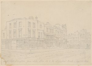 1843年8月16日、ホワイトライオンストリートからリバプールロードまでのハイストリートイズリントン