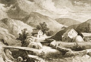 ニューイングランドの丘、1870年、「アメリカンピクチャーズ」より1876