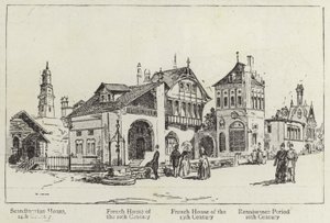 パリ展における人間の住まいの歴史 作： English School