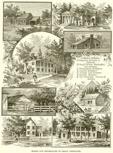 偉大なアメリカ人の家と出生地 作： English School