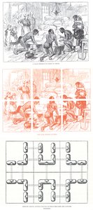 木版画ブロックの留め方（彫刻編 作： English School