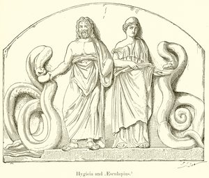 HygieiaおよびAesculapius 作： English School